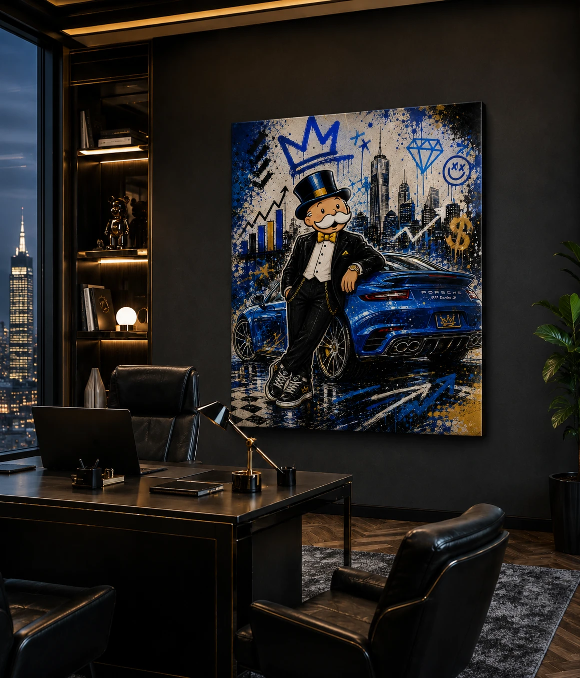 תמונת קיר אימפריה כחולה, Alec Monopoly