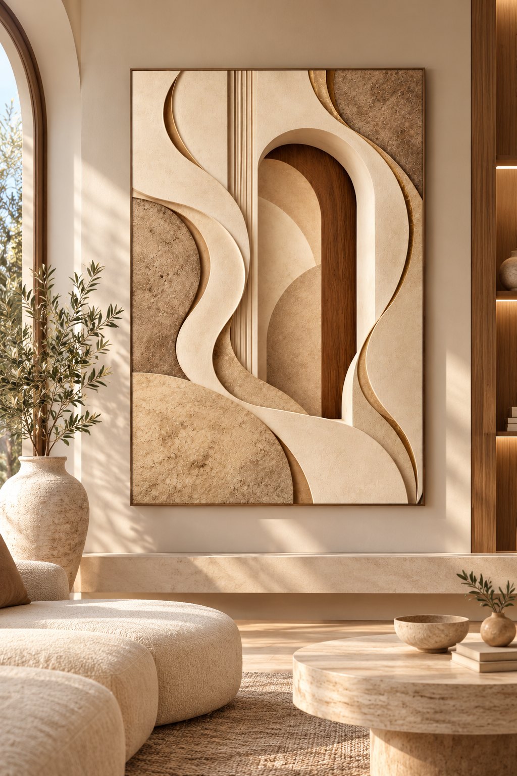 Sand Arches wall art, Minimalist Art
